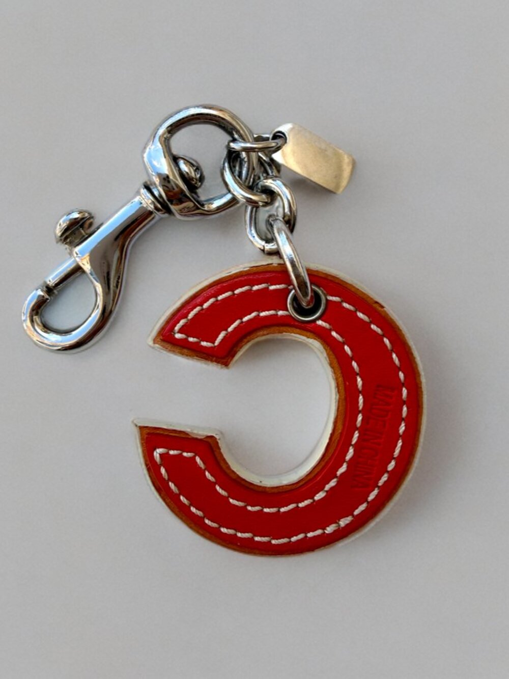 Coach Alphabet Letter C Bag Charm - Picture 2 of 4
